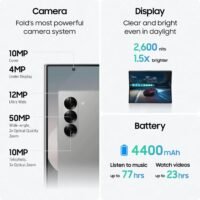 Samsung Galaxy Z Fold6 5G AI Smartphone (Silver Shadow, 12GB RAM, 512GB Storage) - Image 4