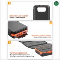 TrustBasket Solar Power Bank 20000mAh - Image 3