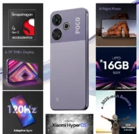 POCO M6 Plus 5G (Misty Lavender, 128 GB)  (6 GB RAM) - Image 2
