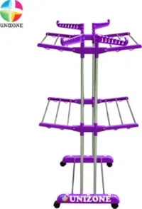 Cloth Dryer Stand – 2 Tier Double Pole (Made in India) - Image 2