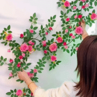 Artificial Rose Garden Wall Panels