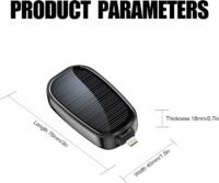 ORIGINAL MART 1500mAh Large Capacity Battery Small Solar Charger - Image 3