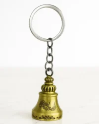 Wonderwhimzy Tibetan Bell Keychain Temple Bell Keychain Metal Guardian bell Key Chain - Image 4